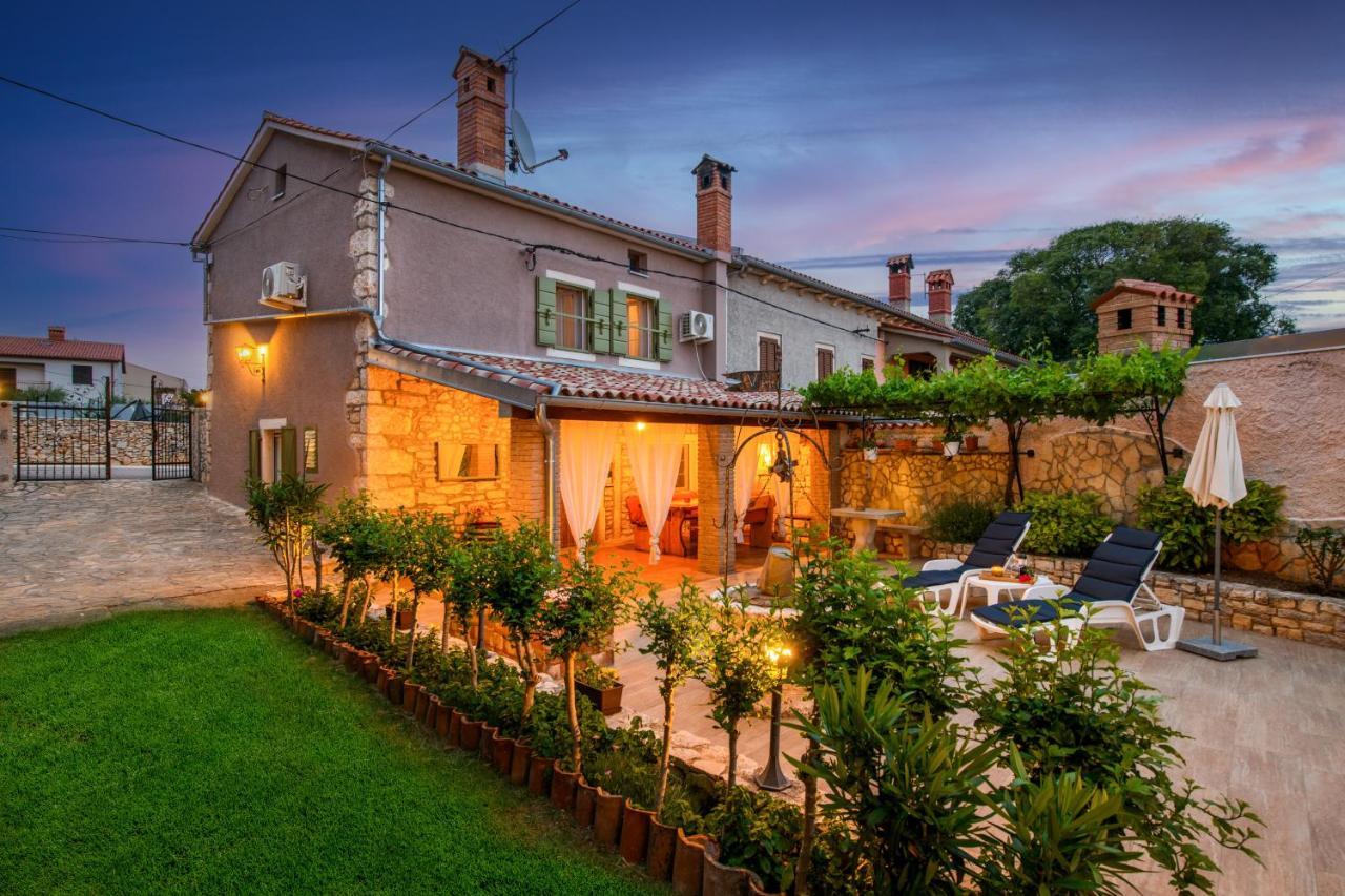 Rustic Istrian House Varesco Villa Krnica Dış mekan fotoğraf