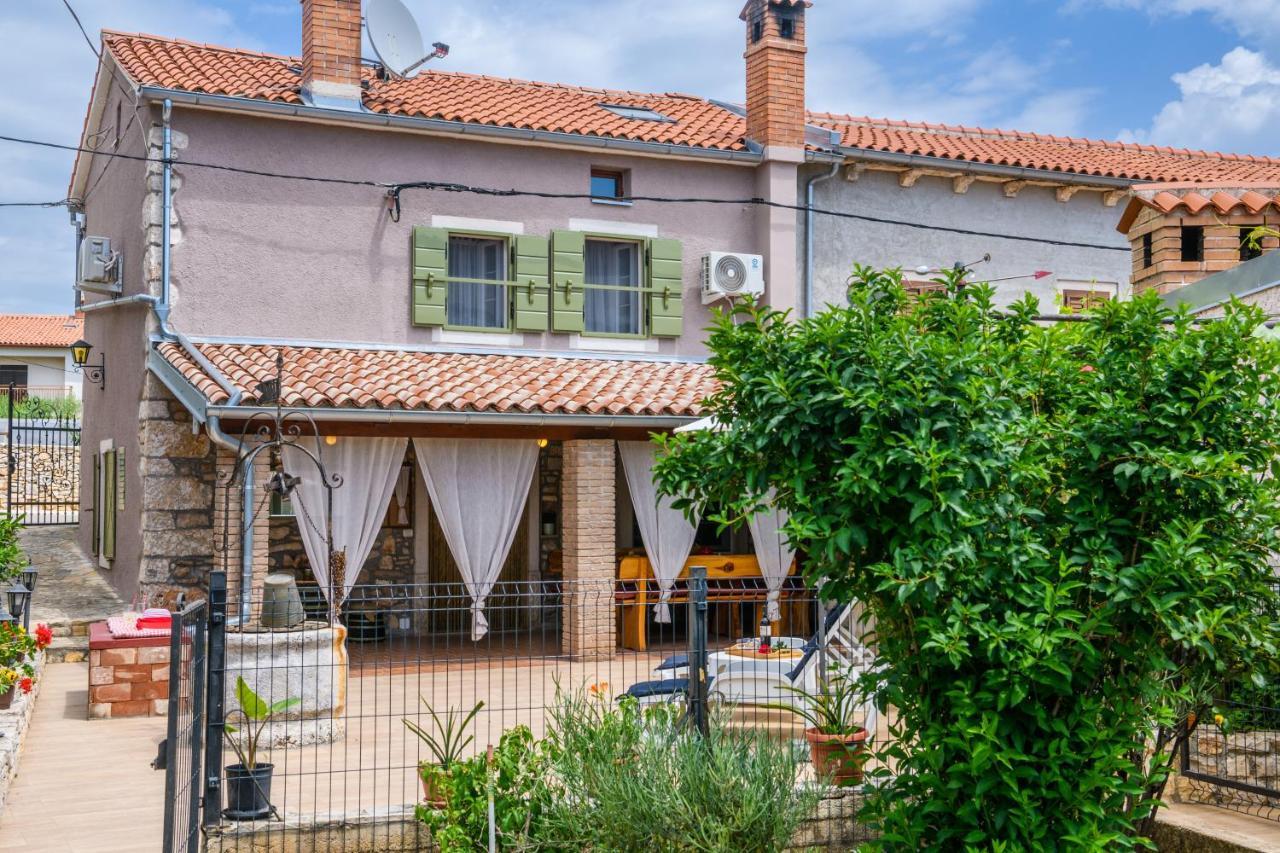 Rustic Istrian House Varesco Villa Krnica Dış mekan fotoğraf