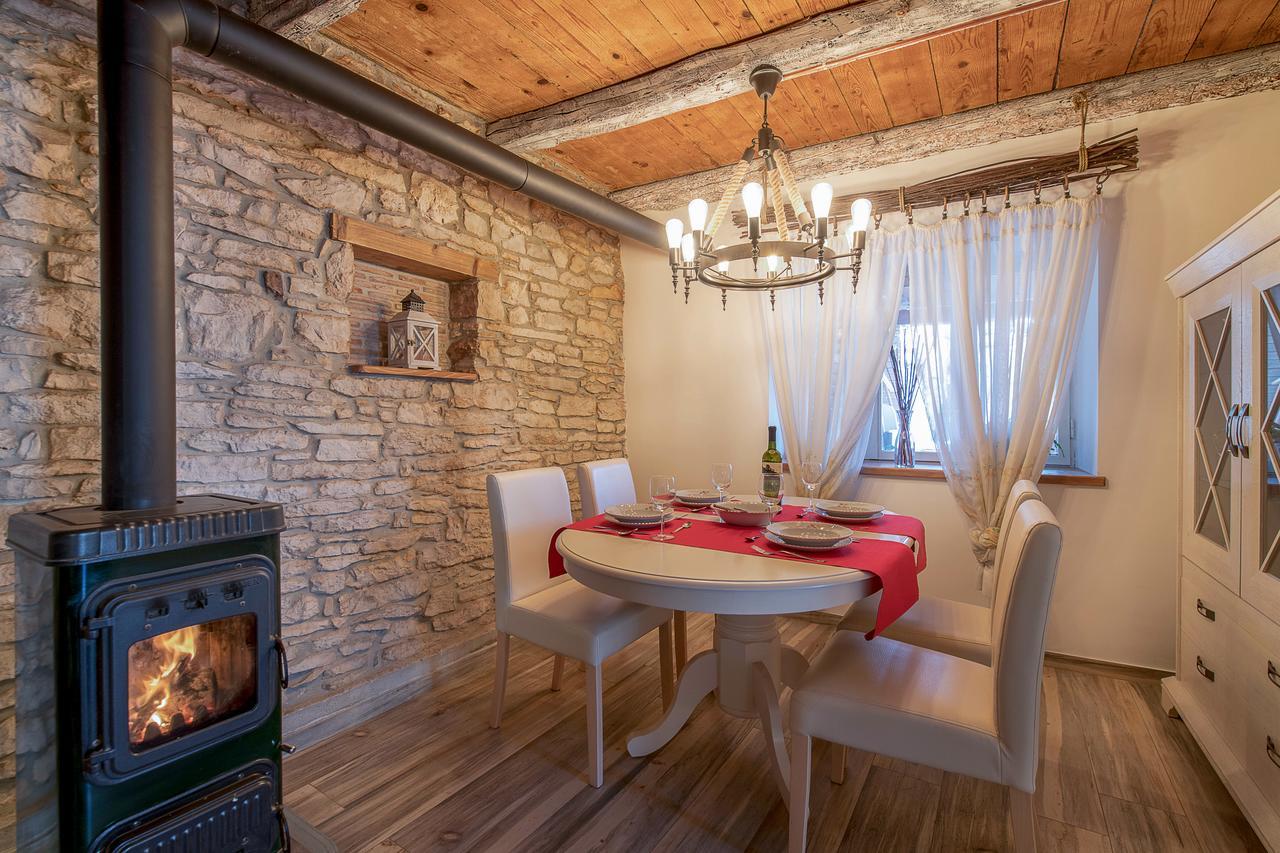 Rustic Istrian House Varesco Villa Krnica Dış mekan fotoğraf